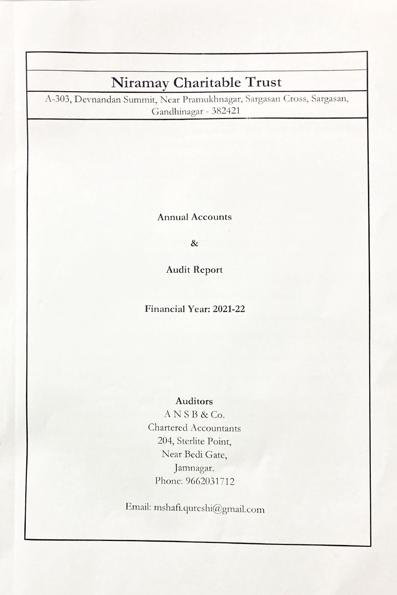 Niramay-Audit-Report-2021-22